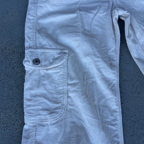 American Eagle Size 000 Women Corduroy Cargo Pants Wide Leg - Picture 5 of 10